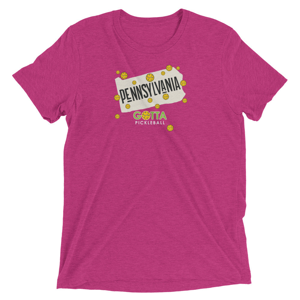 T-shirt TRI-BLEND: PENNSYLVANIA GOTTA PICKLEBALL (more colors)