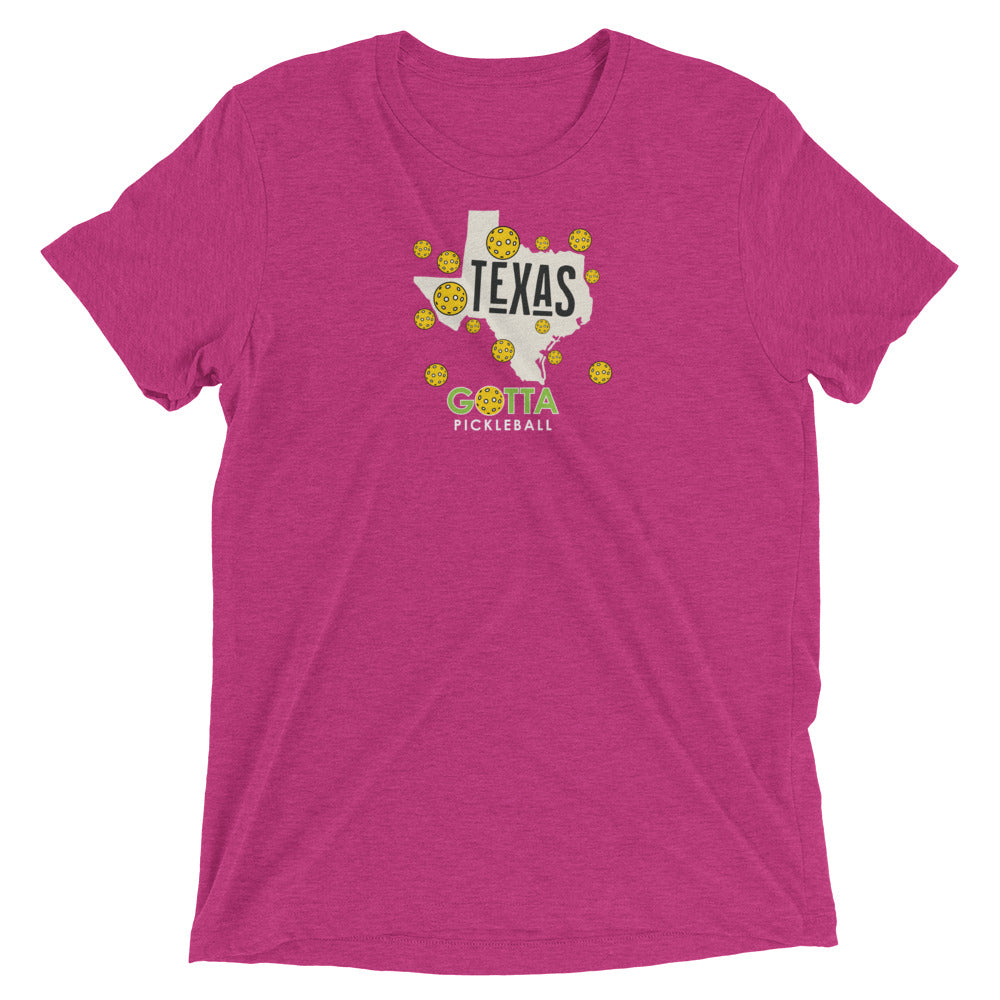 T-shirt TRI-BLEND: TEXAS GOTTA PICKLEBALL (more colors)