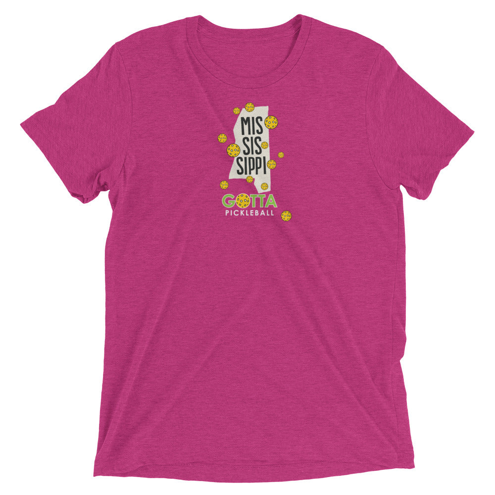 T-shirt TRI-BLEND: MISSISSIPPI GOTTA PICKLEBALL (more colors)