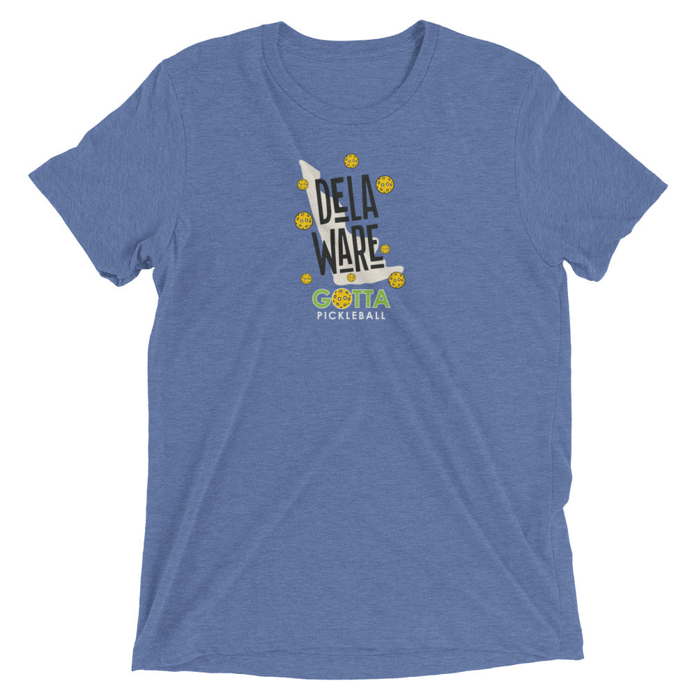 T-shirt TRI-BLEND: DELAWARE GOTTA PICKLEBALL (more colors)
