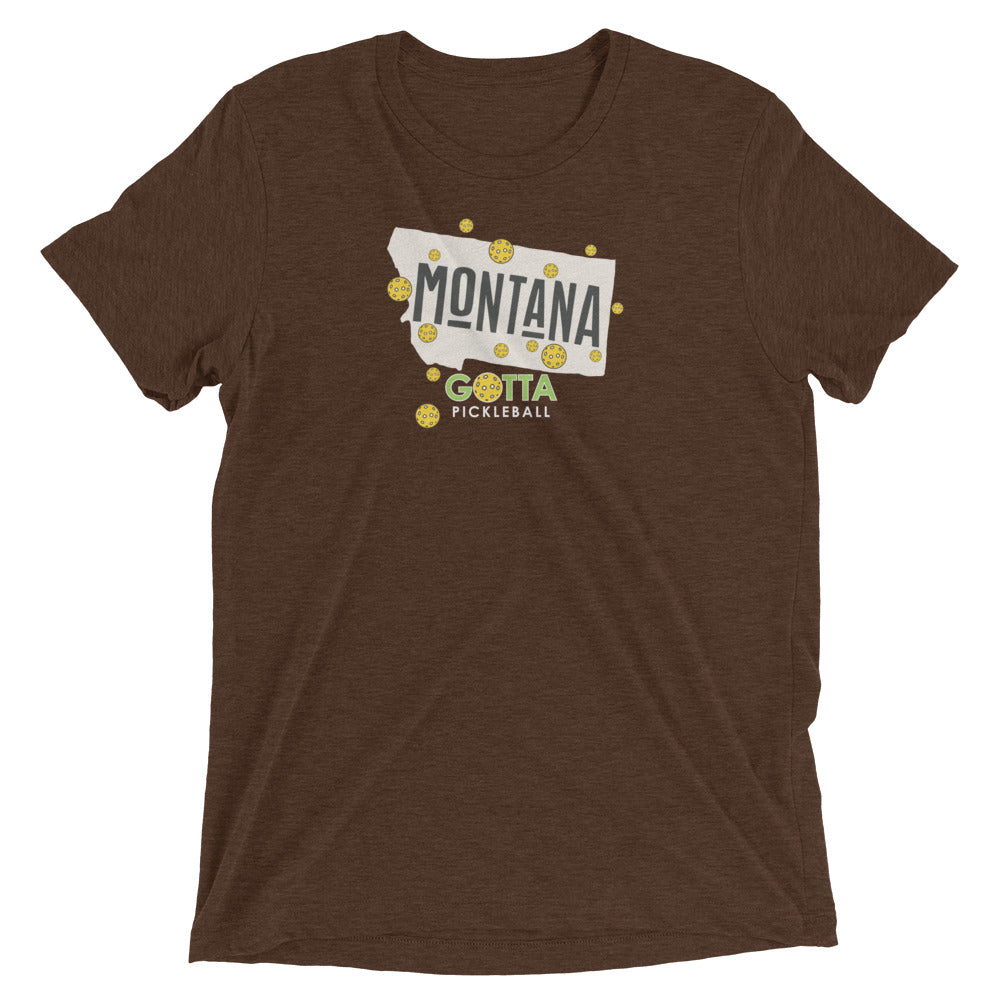 T-shirt TRI-BLEND: MONTANA GOTTA PICKLEBALL (more colors)