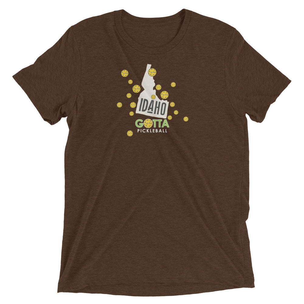 T-shirt TRI-BLEND: IDAHO GOTTA PICKLEBALL (more colors)