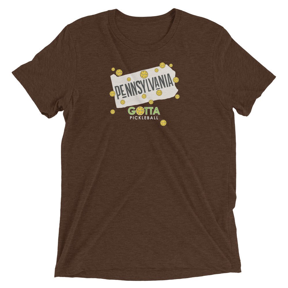 T-shirt TRI-BLEND: PENNSYLVANIA GOTTA PICKLEBALL (more colors)