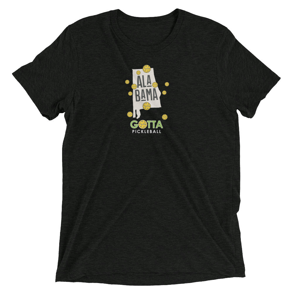 pickleball Alabama state gotta pickleball charcoal black t-shirt with pickleballs