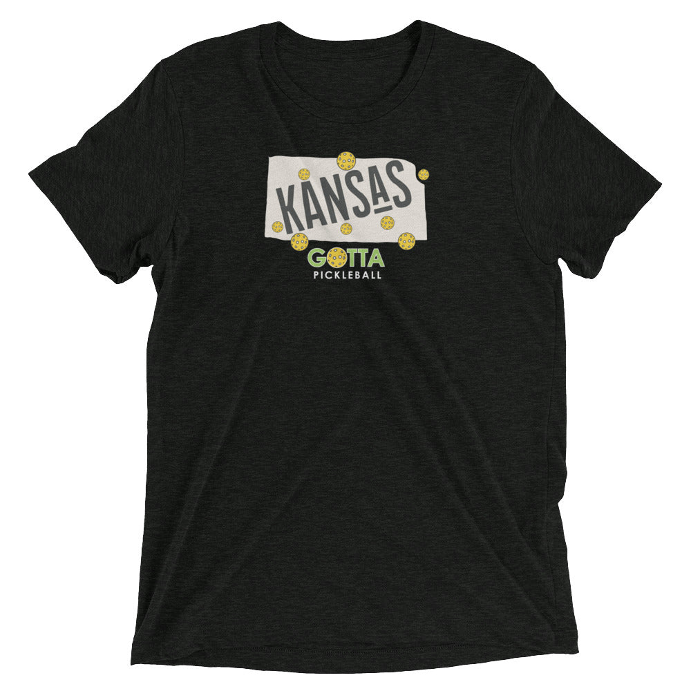 T-shirt TRI-BLEND: KANSAS GOTTA PICKLEBALL (more colors)