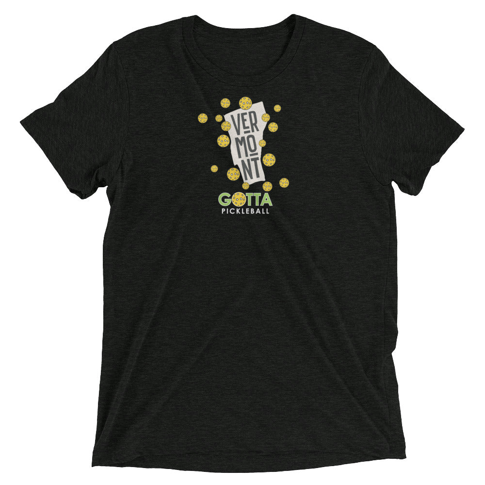 T-shirt TRI-BLEND: VERMONT GOTTA PICKLEBALL (more colors)