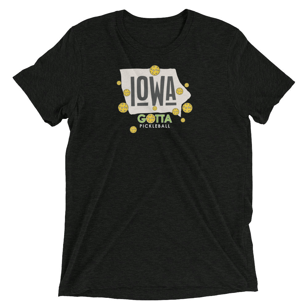 T-shirt TRI-BLEND: IOWA GOTTA PICKLEBALL (more colors)