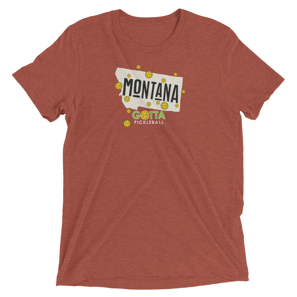 T-shirt TRI-BLEND: MONTANA GOTTA PICKLEBALL (more colors)