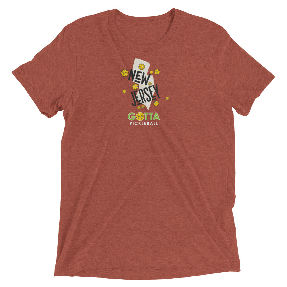 T-shirt TRI-BLEND: NEW JERSEY GOTTA PICKLEBALL (more colors)