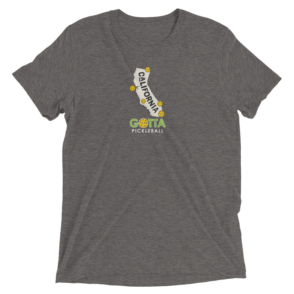 T-shirt TRI-BLEND: CALIFORNIA GOTTA PICKLEBALL (more colors)
