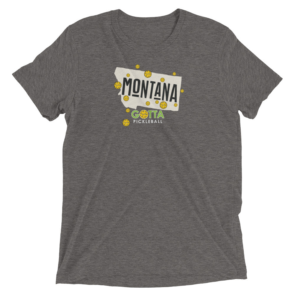 T-shirt TRI-BLEND: MONTANA GOTTA PICKLEBALL (more colors)