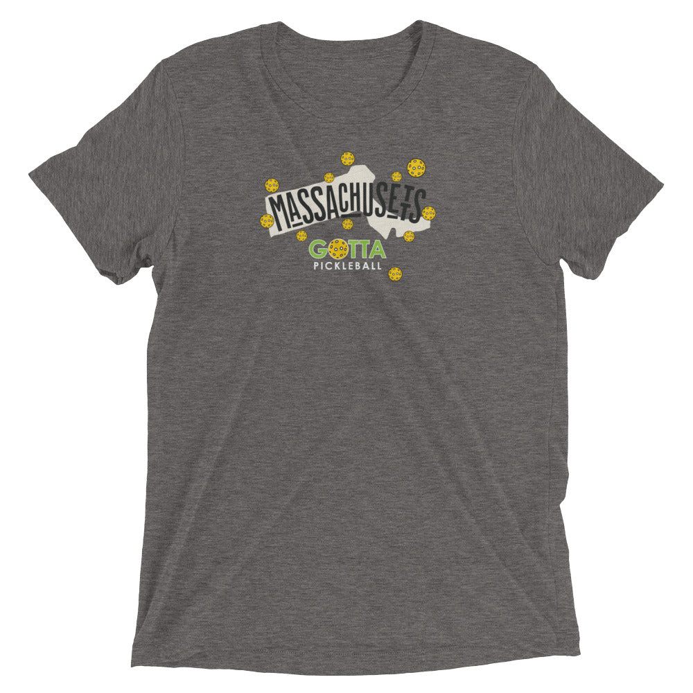 T-shirt TRI-BLEND: MASSACHUSETTS GOTTA PICKLEBALL (more colors)