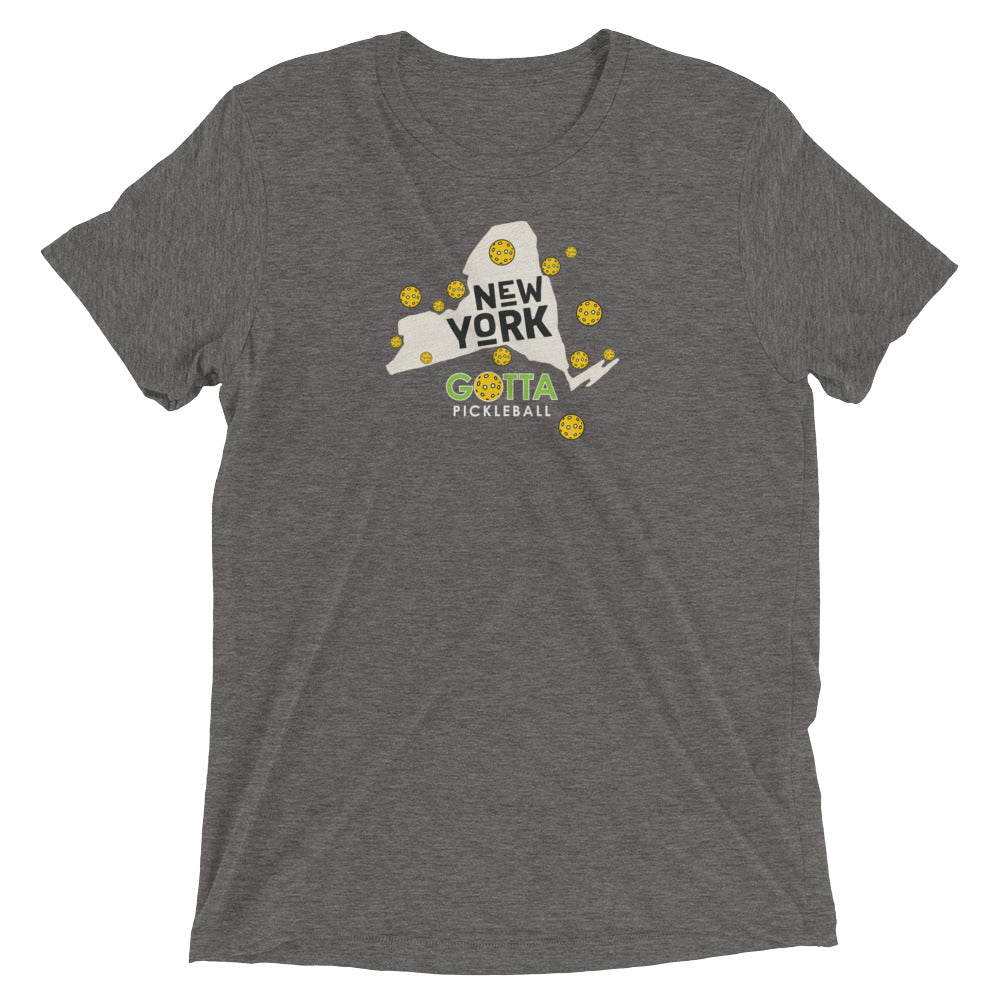 T-shirt TRI-BLEND: NEW YORK GOTTA PICKLEBALL (more colors)