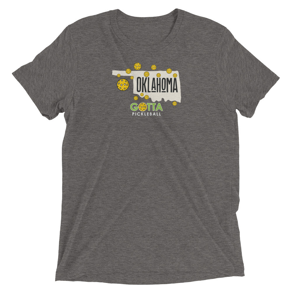 T-shirt TRI-BLEND: OKLAHOMA GOTTA PICKLEBALL (more colors)