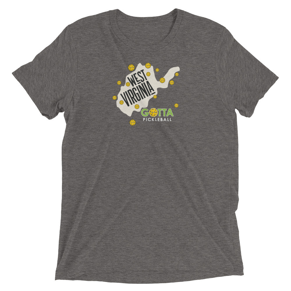 T-shirt TRI-BLEND: WEST VIRGINIA GOTTA PICKLEBALL (more colors)