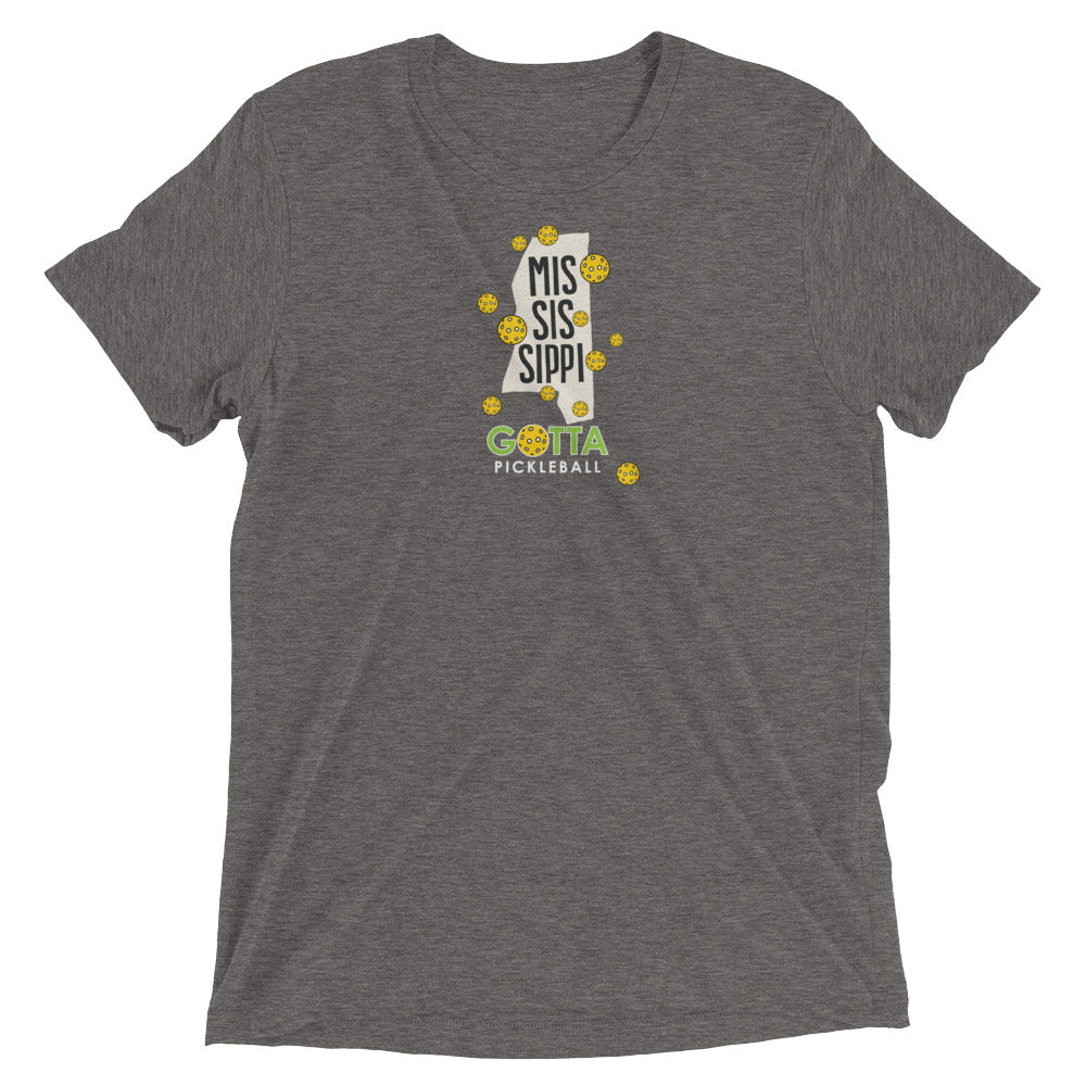 T-shirt TRI-BLEND: MISSISSIPPI GOTTA PICKLEBALL (more colors)