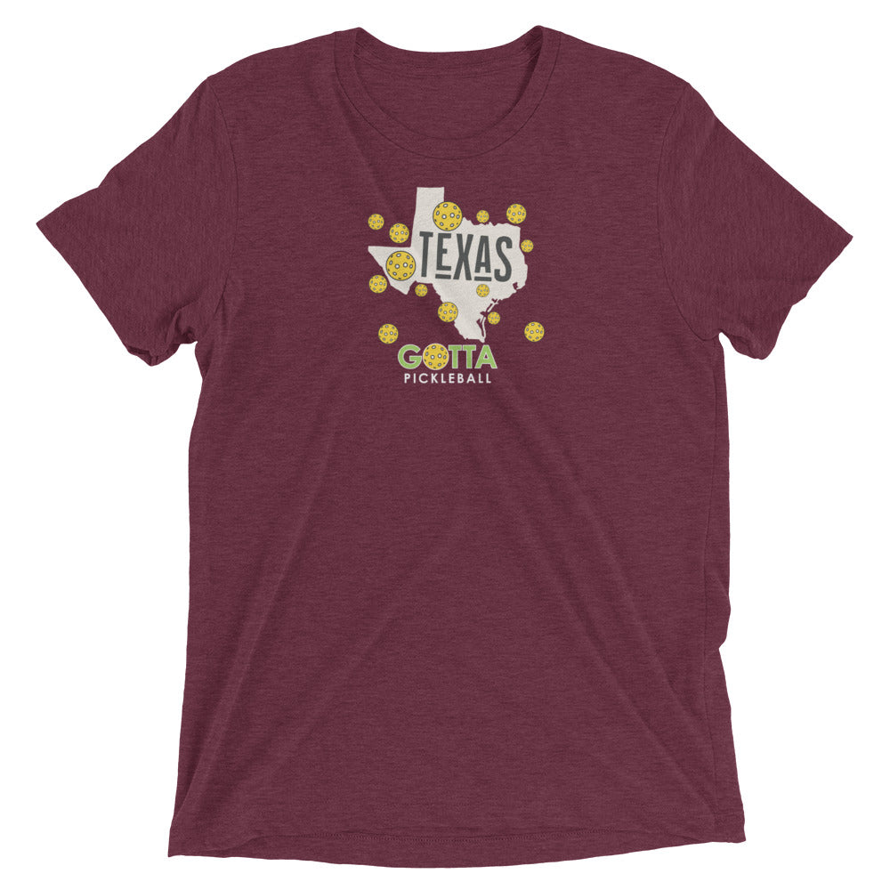 T-shirt TRI-BLEND: TEXAS GOTTA PICKLEBALL (more colors)