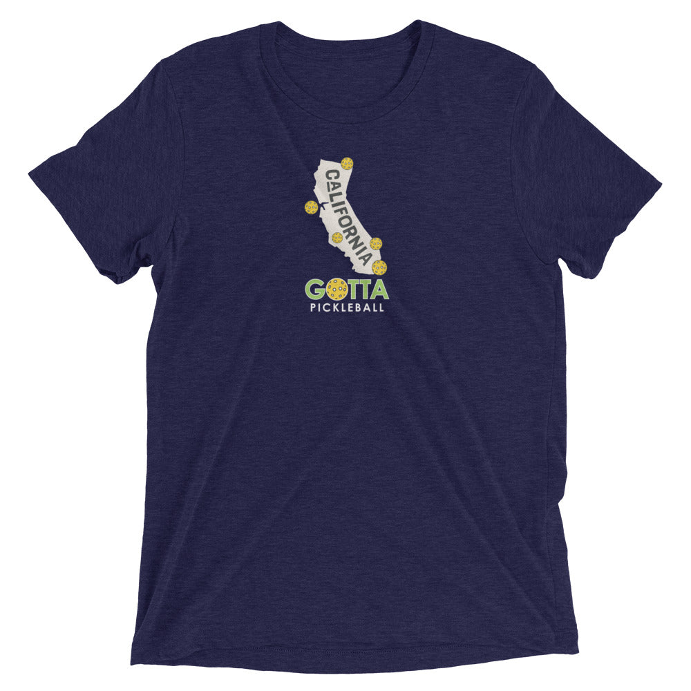 T-shirt TRI-BLEND: CALIFORNIA GOTTA PICKLEBALL (more colors)