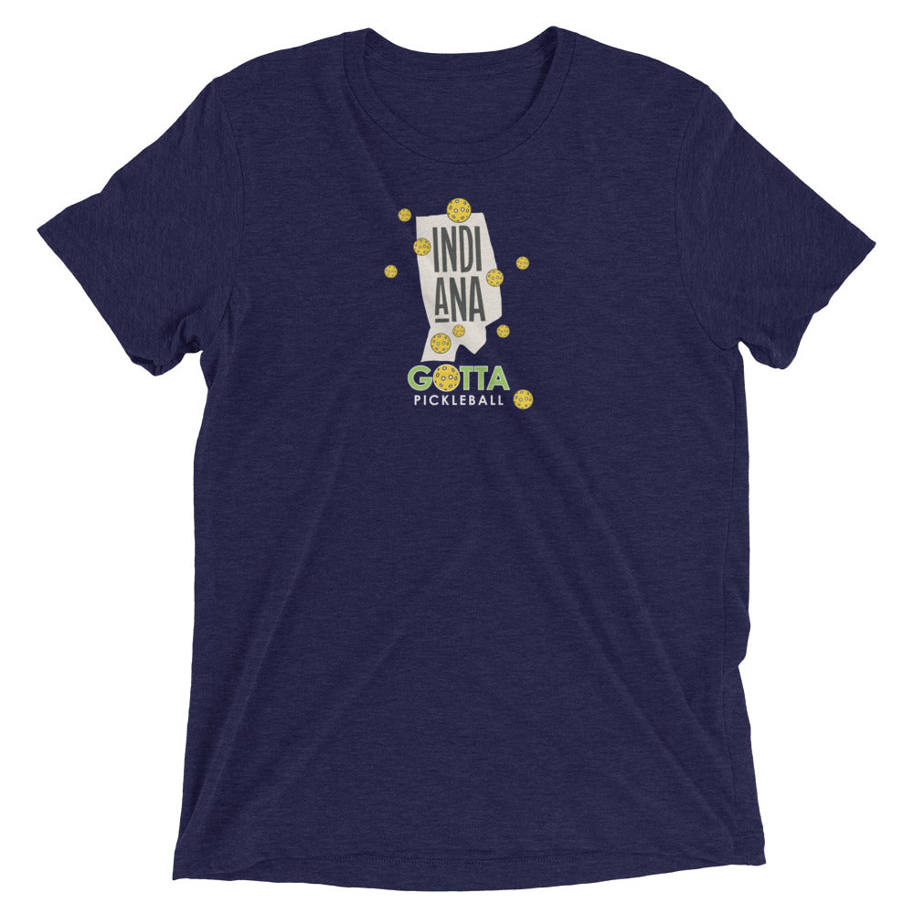 T-shirt TRI-BLEND: INDIANA GOTTA PICKLEBALL (more colors)