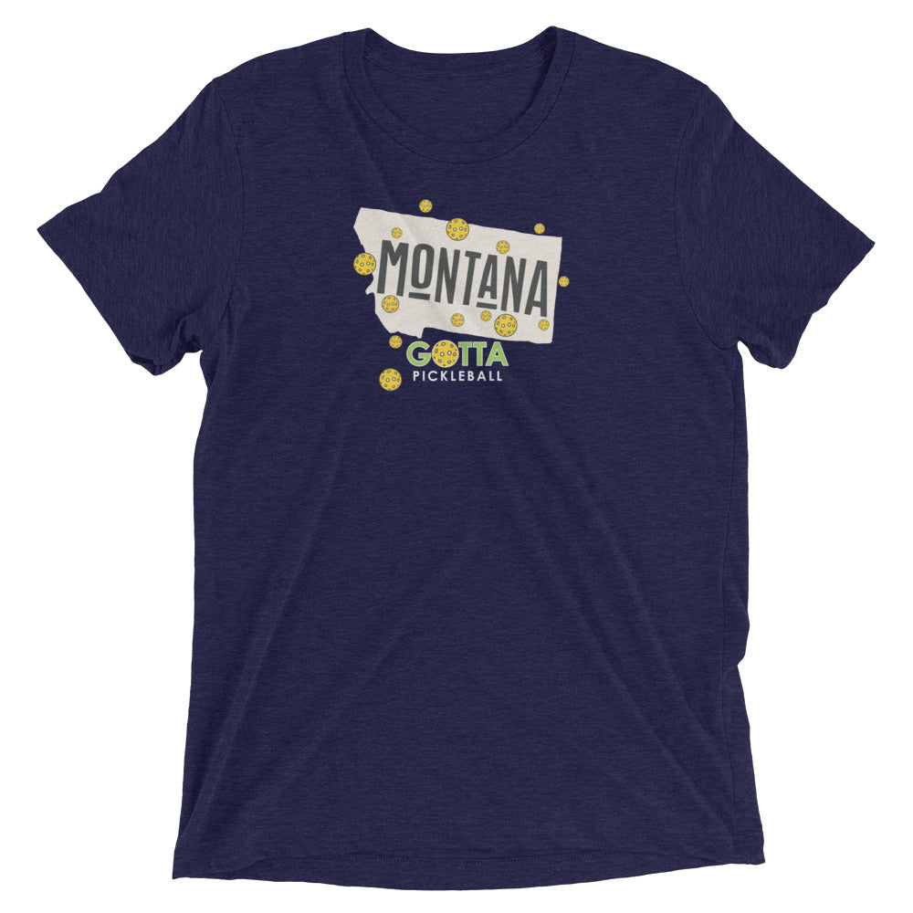 T-shirt TRI-BLEND: MONTANA GOTTA PICKLEBALL (more colors)