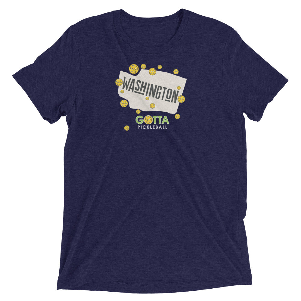 pickleball Washington state gotta pickleball navy t-shirt with pickleballs