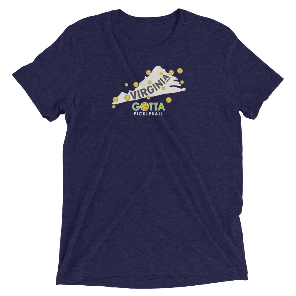 T-shirt TRI-BLEND: VIRGINIA GOTTA PICKLEBALL (more colors)