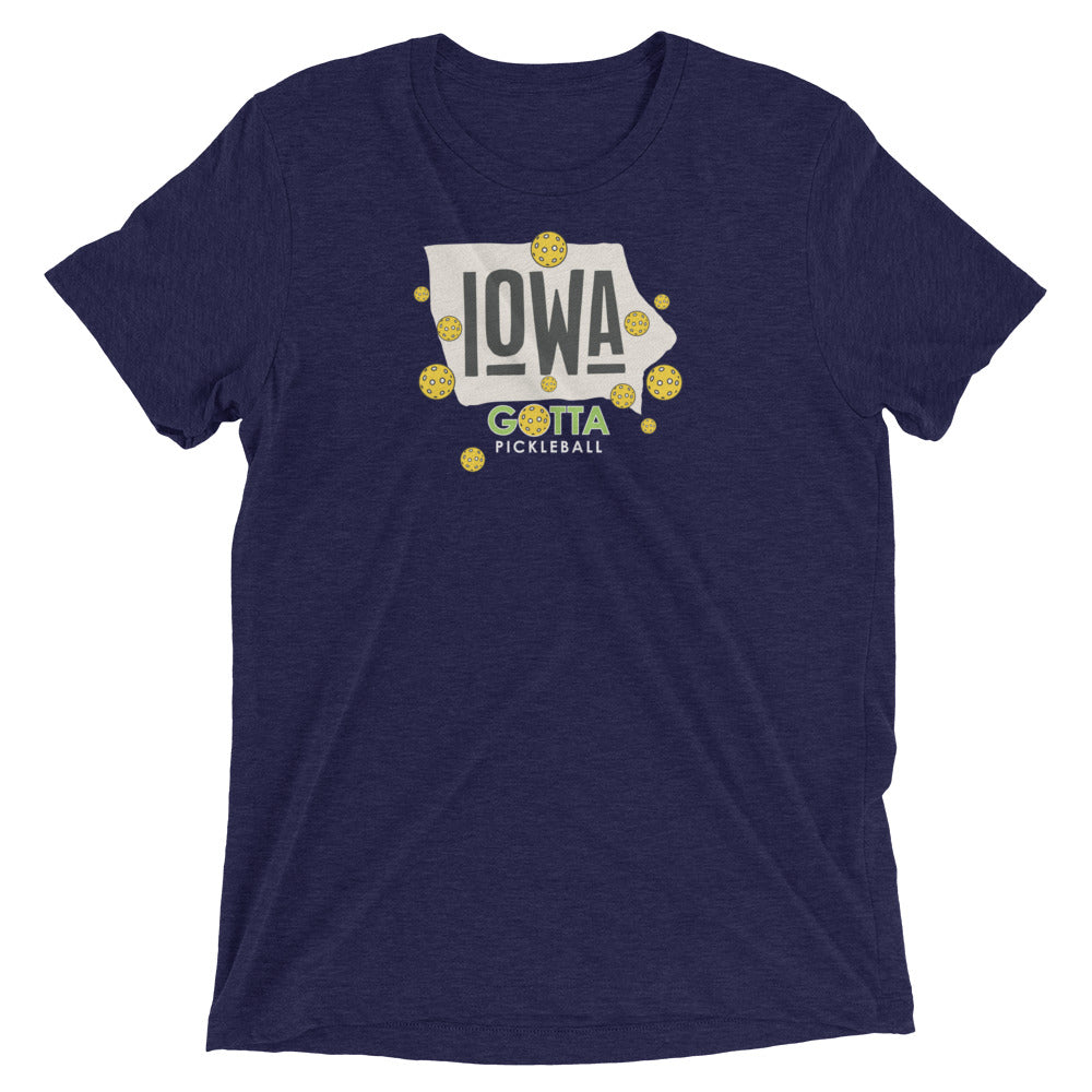 T-shirt TRI-BLEND: IOWA GOTTA PICKLEBALL (more colors)