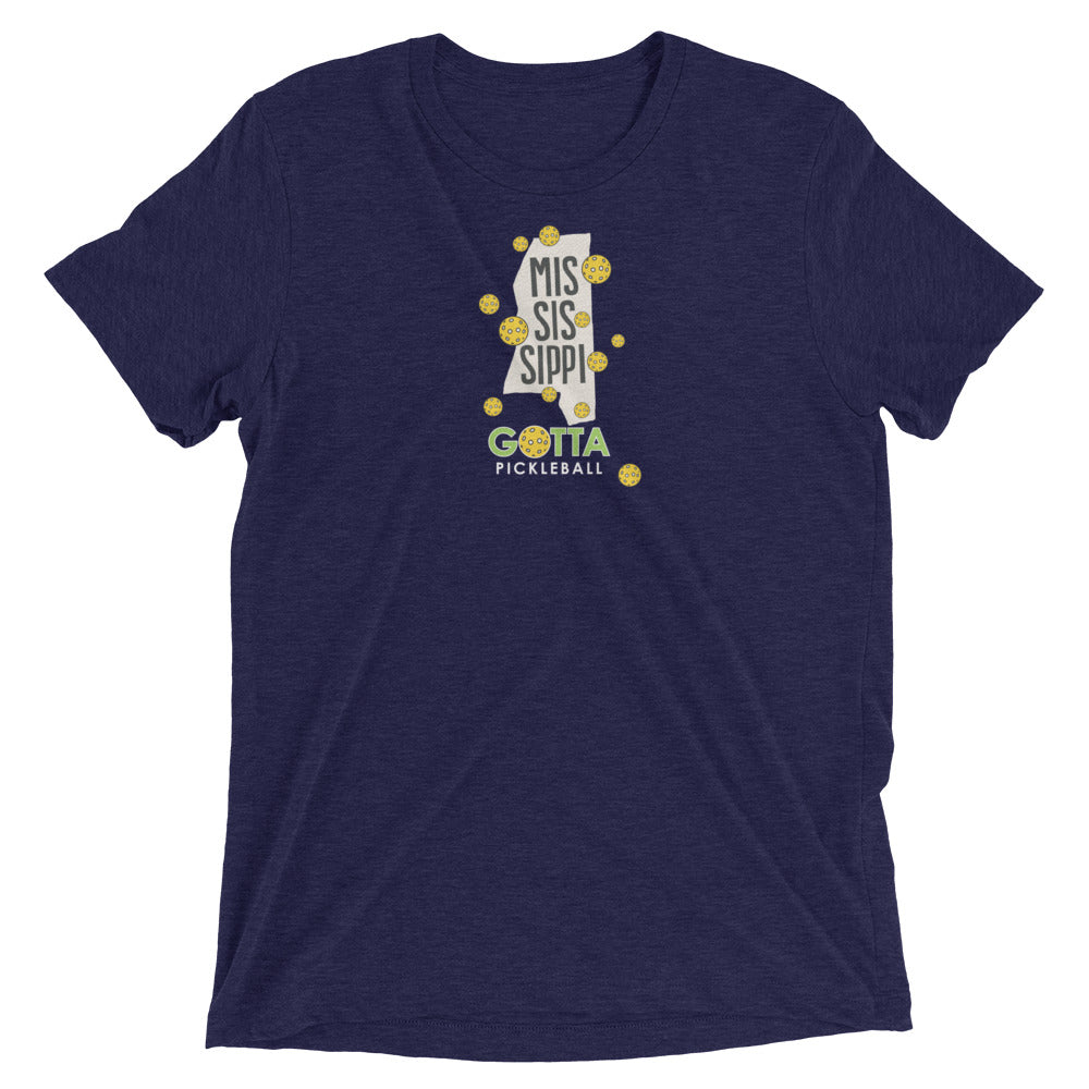 T-shirt TRI-BLEND: MISSISSIPPI GOTTA PICKLEBALL (more colors)