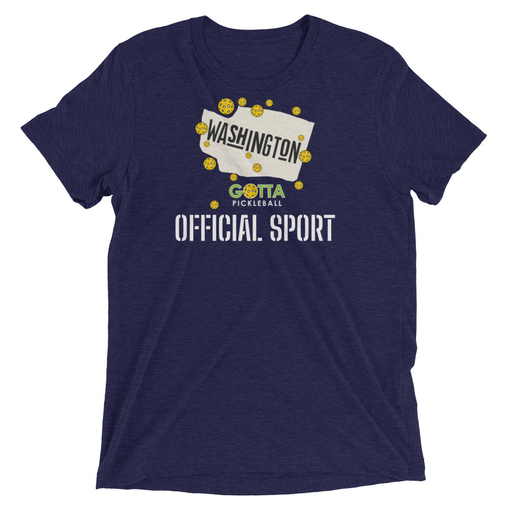 pickleball t-shirt Washington state official sport gotta pickleball navy