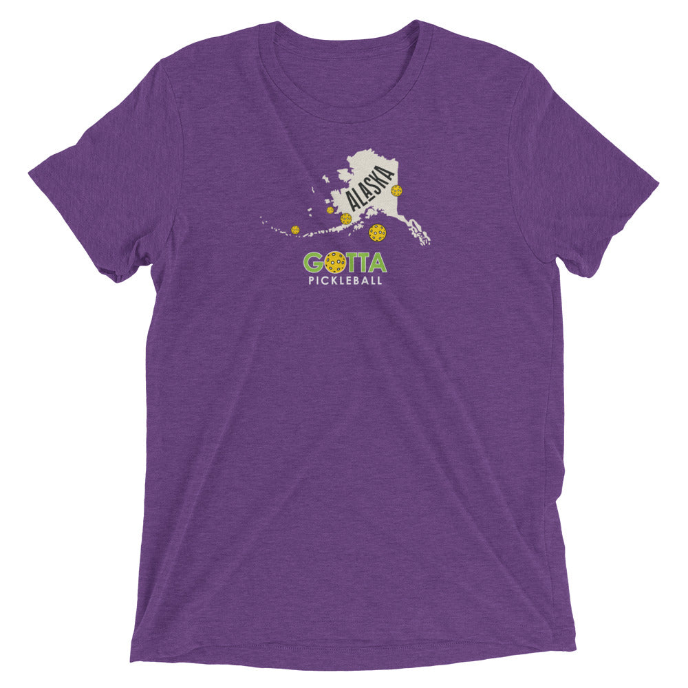 pickleball Alaska state gotta pickleball purple t-shirt with pickleballs