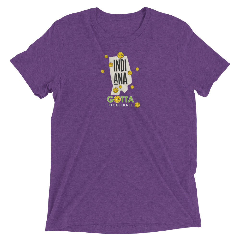 T-shirt TRI-BLEND: INDIANA GOTTA PICKLEBALL (more colors)