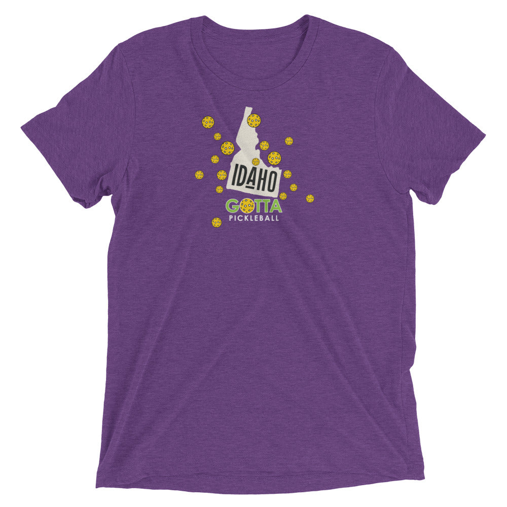 T-shirt TRI-BLEND: IDAHO GOTTA PICKLEBALL (more colors)
