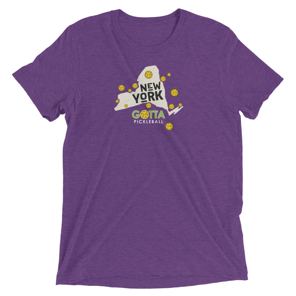 T-shirt TRI-BLEND: NEW YORK GOTTA PICKLEBALL (more colors)
