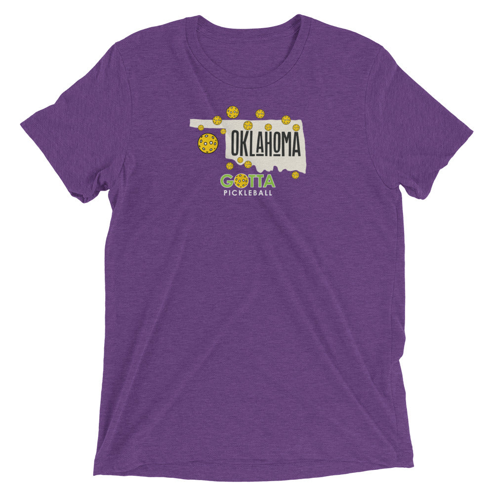 T-shirt TRI-BLEND: OKLAHOMA GOTTA PICKLEBALL (more colors)