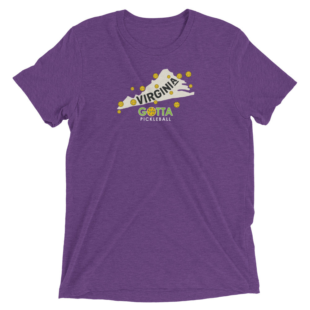 T-shirt TRI-BLEND: VIRGINIA GOTTA PICKLEBALL (more colors)