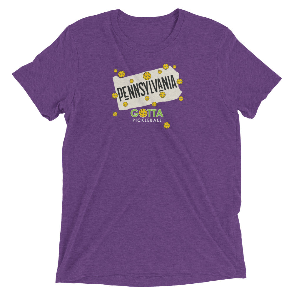 T-shirt TRI-BLEND: PENNSYLVANIA GOTTA PICKLEBALL (more colors)