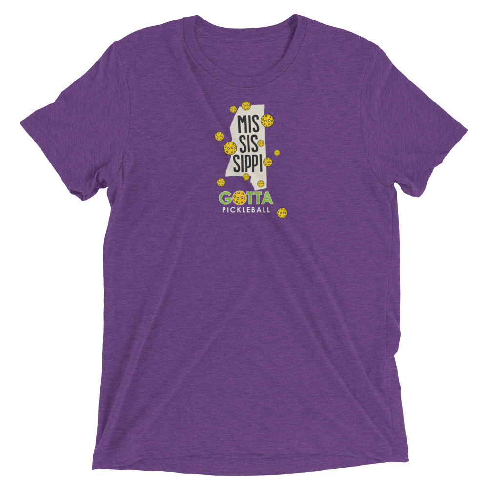 T-shirt TRI-BLEND: MISSISSIPPI GOTTA PICKLEBALL (more colors)