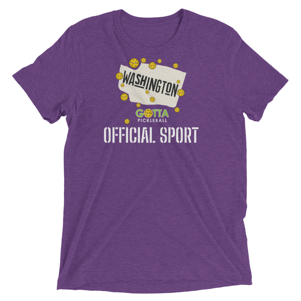 pickleball t-shirt Washington state official sport gotta pickleball purple