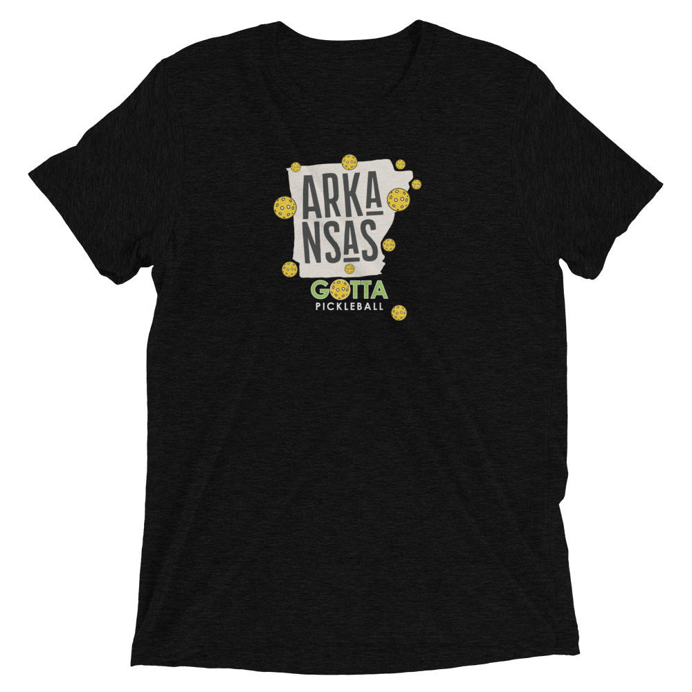 pickleball Arkansas state gotta pickleball black t-shirt with pickleballs
