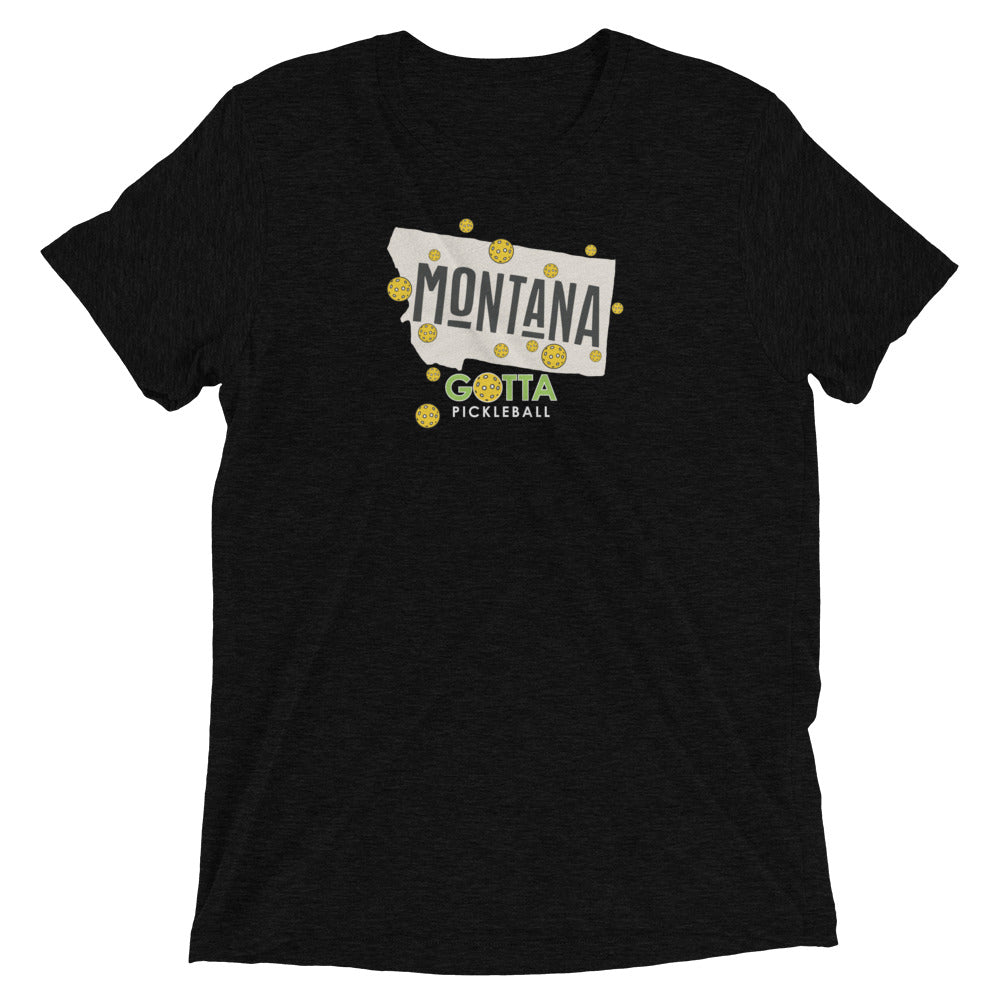 T-shirt TRI-BLEND: MONTANA GOTTA PICKLEBALL (more colors)