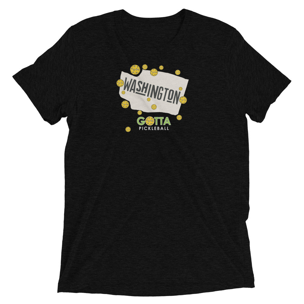 pickleball Washington state gotta pickleball black t-shirt with pickleballs