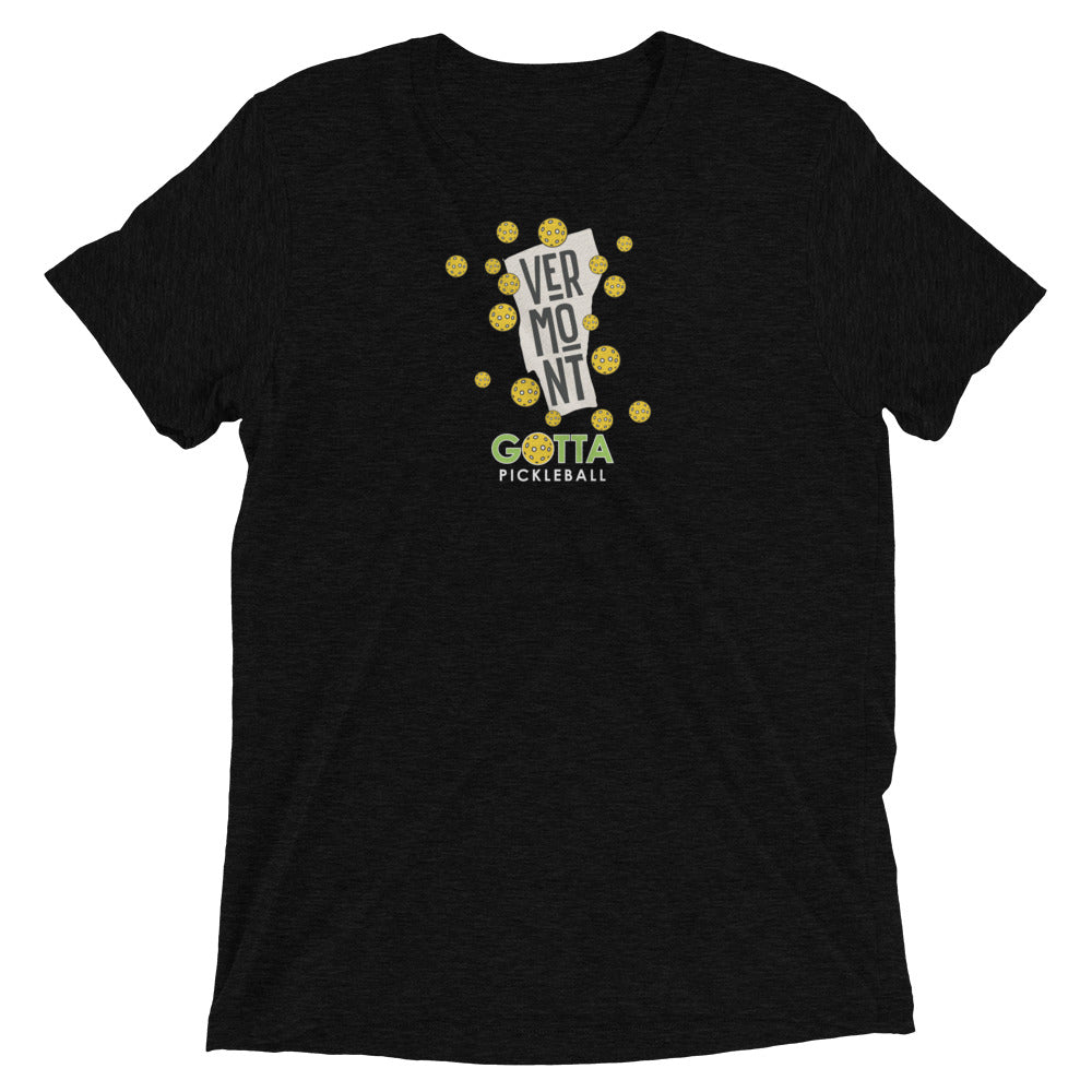 T-shirt TRI-BLEND: VERMONT GOTTA PICKLEBALL (more colors)