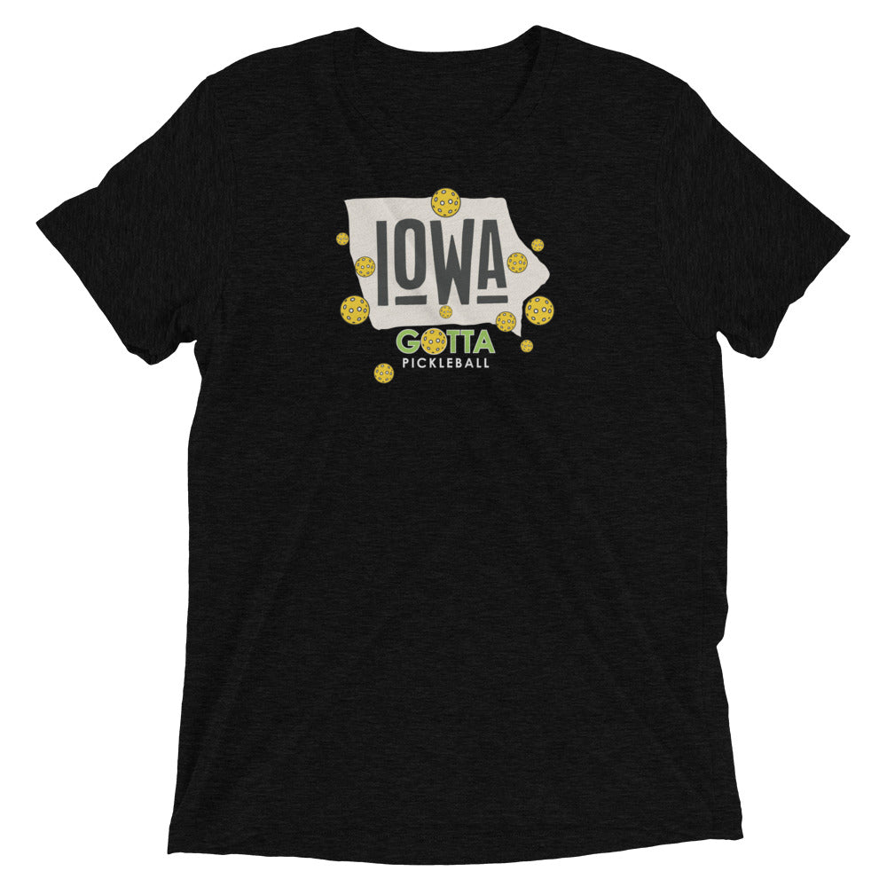 T-shirt TRI-BLEND: IOWA GOTTA PICKLEBALL (more colors)
