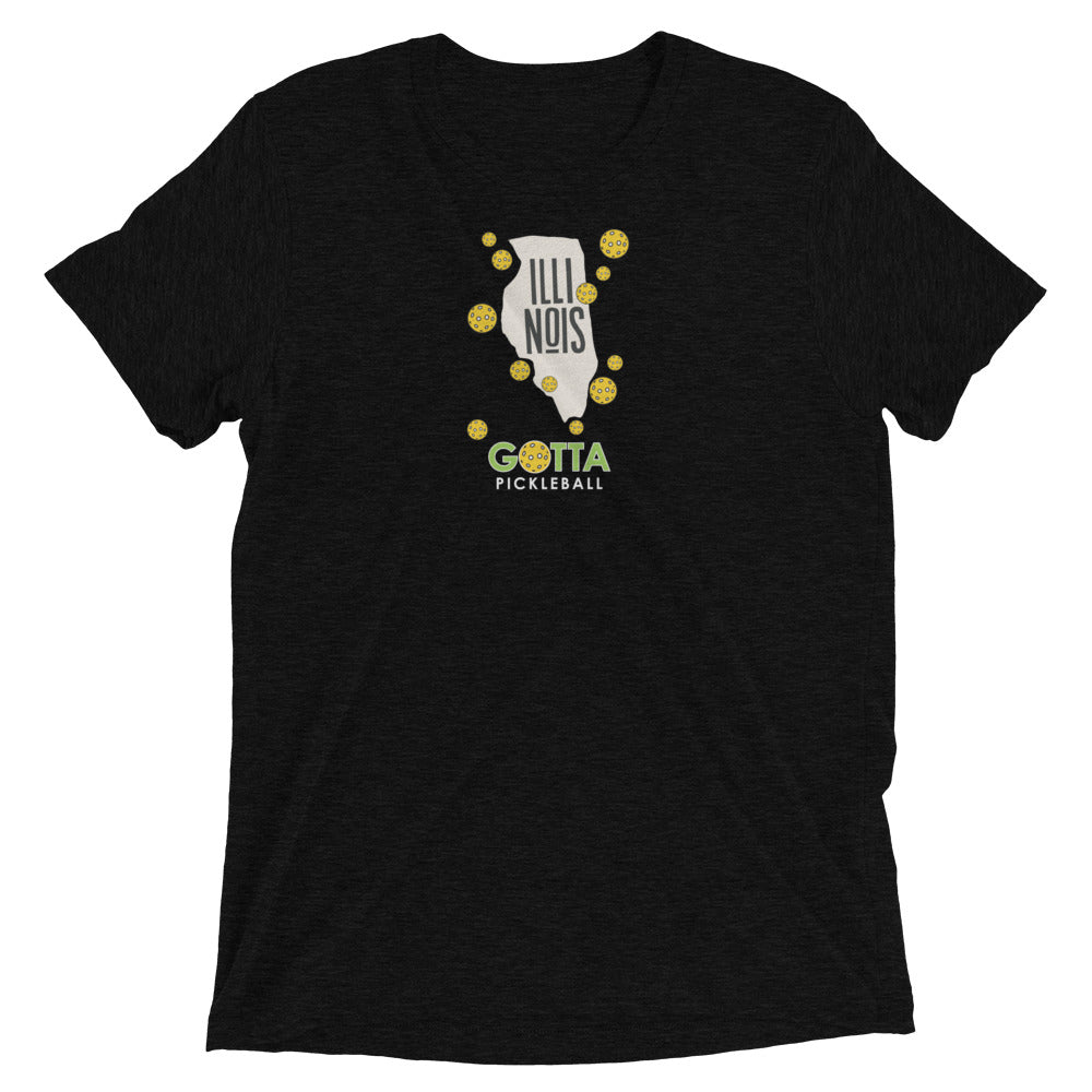 pickleball Illinois gotta pickleball black t-shirt