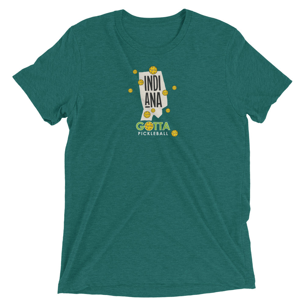 T-shirt TRI-BLEND: INDIANA GOTTA PICKLEBALL (more colors)