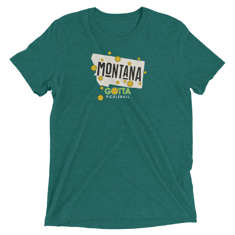 T-shirt TRI-BLEND: MONTANA GOTTA PICKLEBALL (more colors)