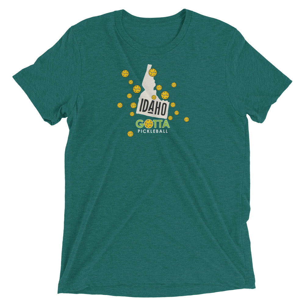 T-shirt TRI-BLEND: IDAHO GOTTA PICKLEBALL (more colors)