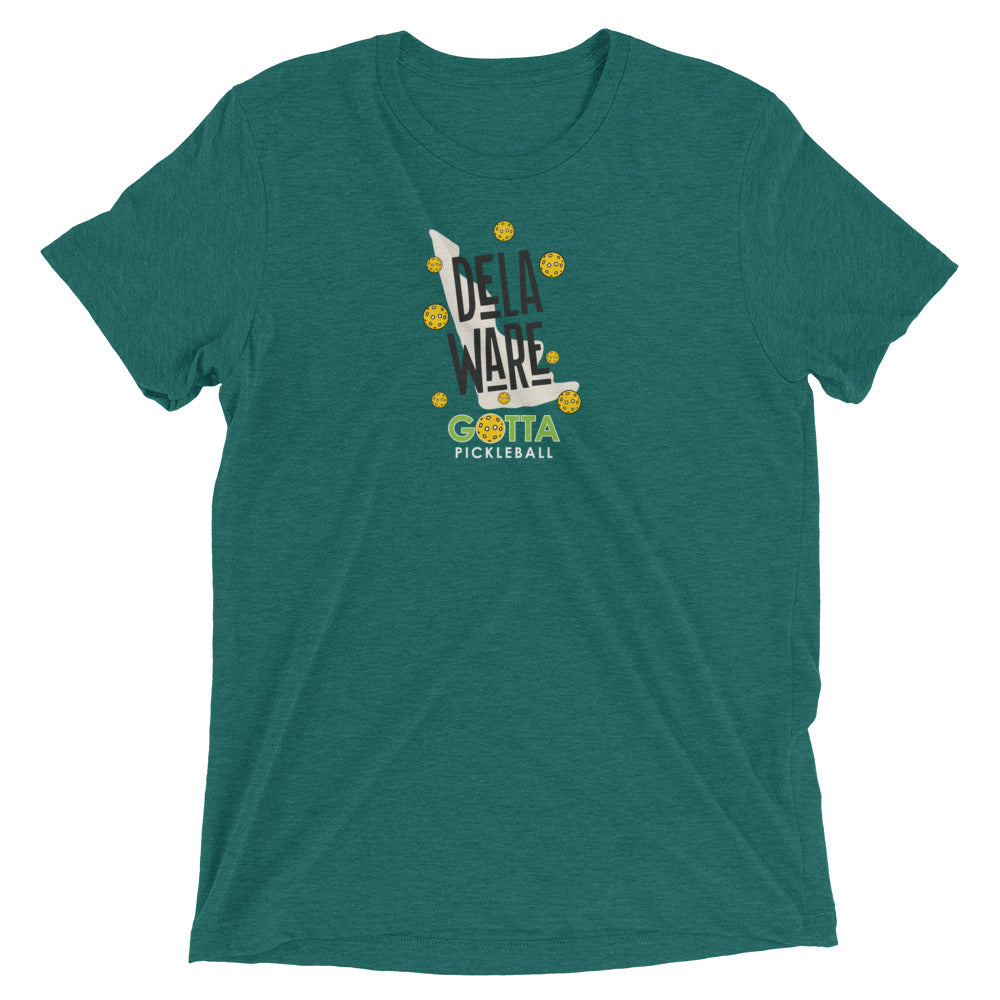 T-shirt TRI-BLEND: DELAWARE GOTTA PICKLEBALL (more colors)