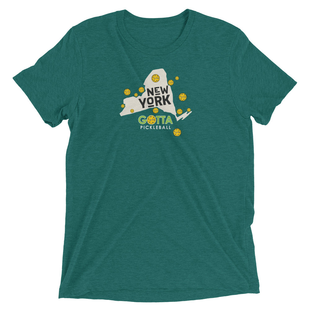 T-shirt TRI-BLEND: NEW YORK GOTTA PICKLEBALL (more colors)