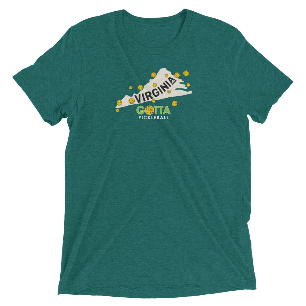 T-shirt TRI-BLEND: VIRGINIA GOTTA PICKLEBALL (more colors)
